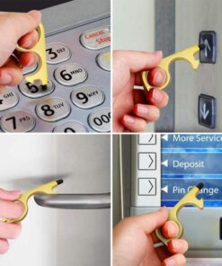 Nástroje na otvírání dveří bez dotyku s přívěskem na klíče