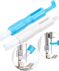 Špičkové vkládání jehel a navlékač nití pro šicí stroje