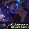 Cyberpunk LED brýle s zorníkem