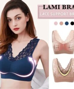 LAMI BRA – Push Up Comfort Super elastická prodyšná krajková podprsenka