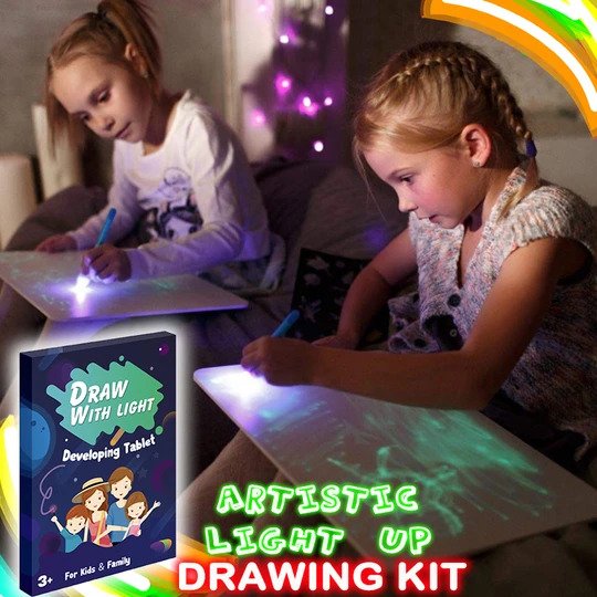 Sada uměleckého rozsvícení kreslení