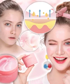 Čistící krém na make-up s extraktem z květů