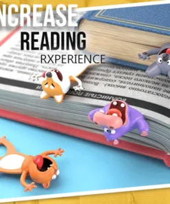 3D Zábavné zvíře uvízl Book Mark