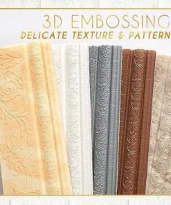 3D embosovací lemovací pásek na stěnu