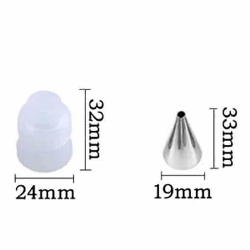 Sada 24 trysek na zdobení dortů - Image 10