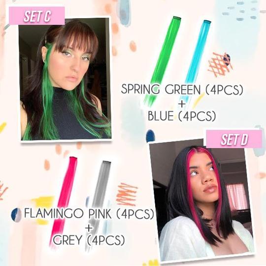 Sada barevných klipsů do vlasů - Image 7