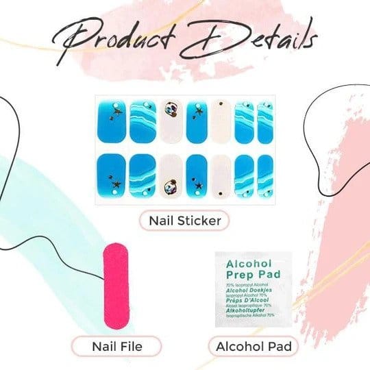 3D samolepka nailon sparkle drahokamy - Image 13