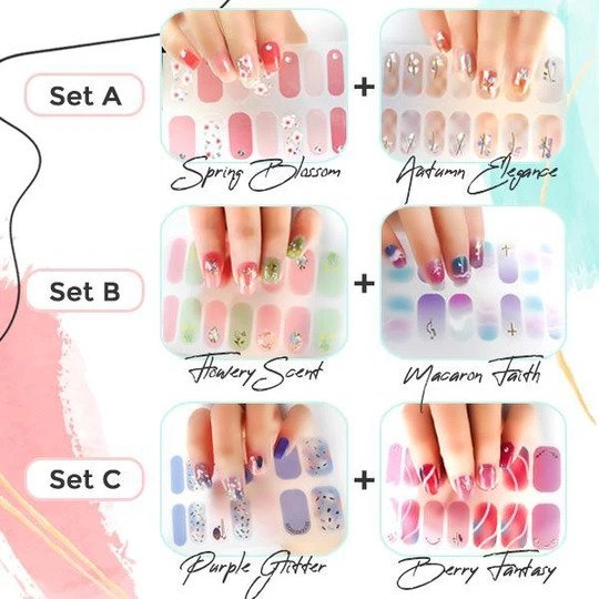 3D samolepka nailon sparkle drahokamy - Image 14