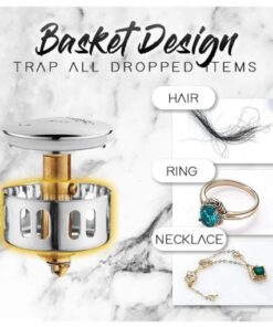 Výsuvný vypouštěcí filtr umyvadla