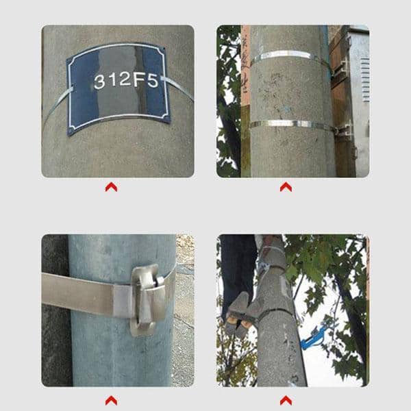 100PCS víceúčelové uzamykací lanko s kovovým zipem - Image 2