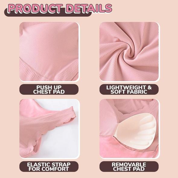 Sametová termální krajka vnitřní oblečení bez rukávů - Image 2