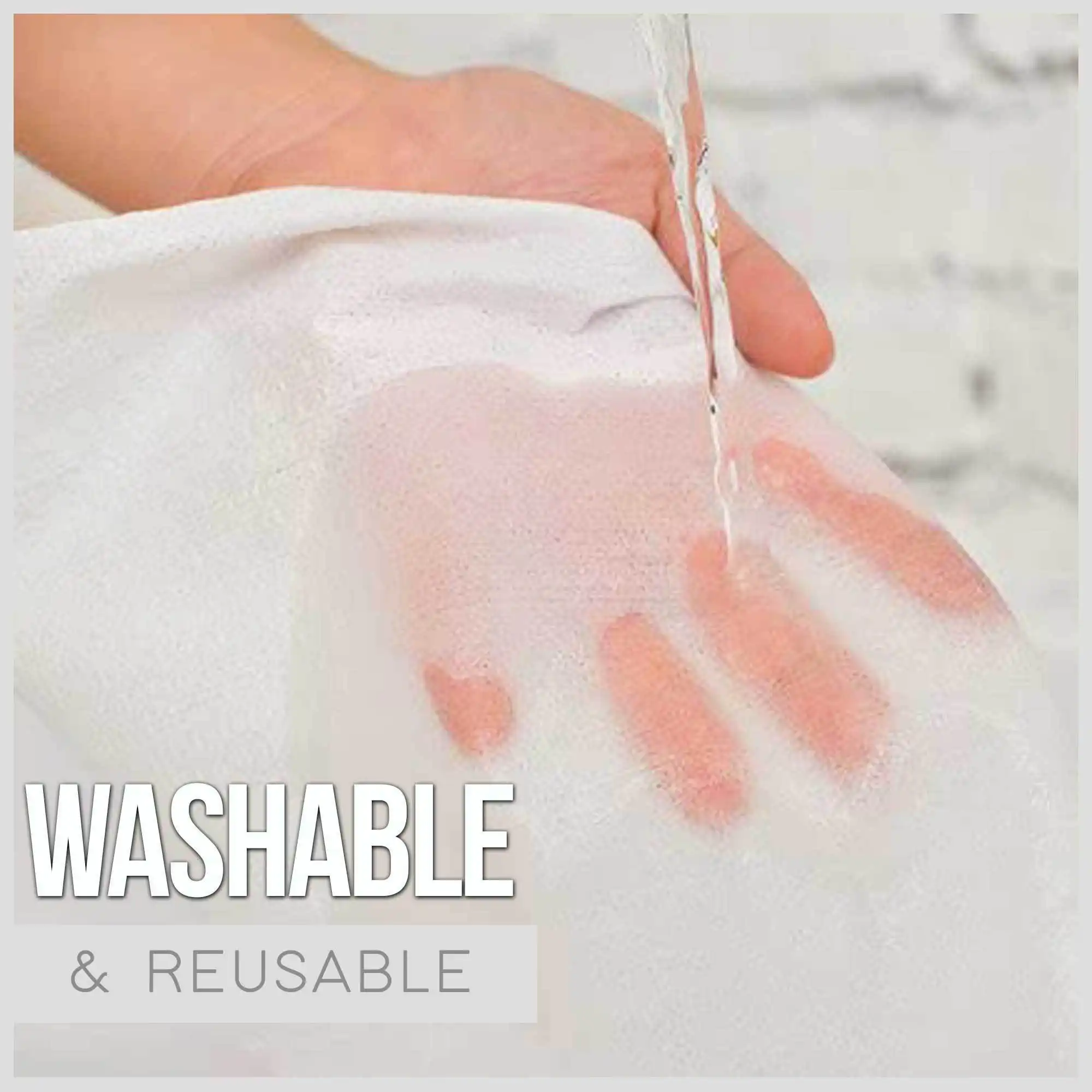 Pratelné papírové ručníky z netkané textilie - 50KS - Image 3