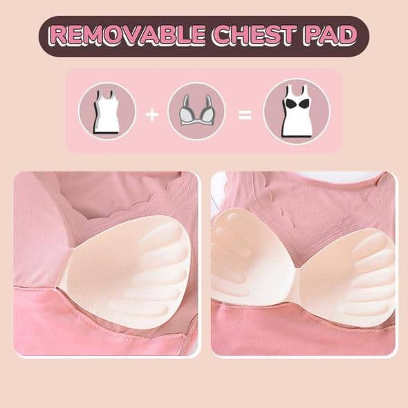 Sametová termální krajka vnitřní oblečení bez rukávů - Image 3