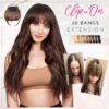 3D Clip-In Bangs prodlužování vlasů