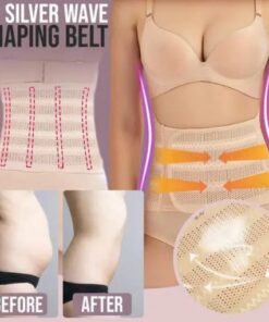 3D stříbrný pás na tvarování vln