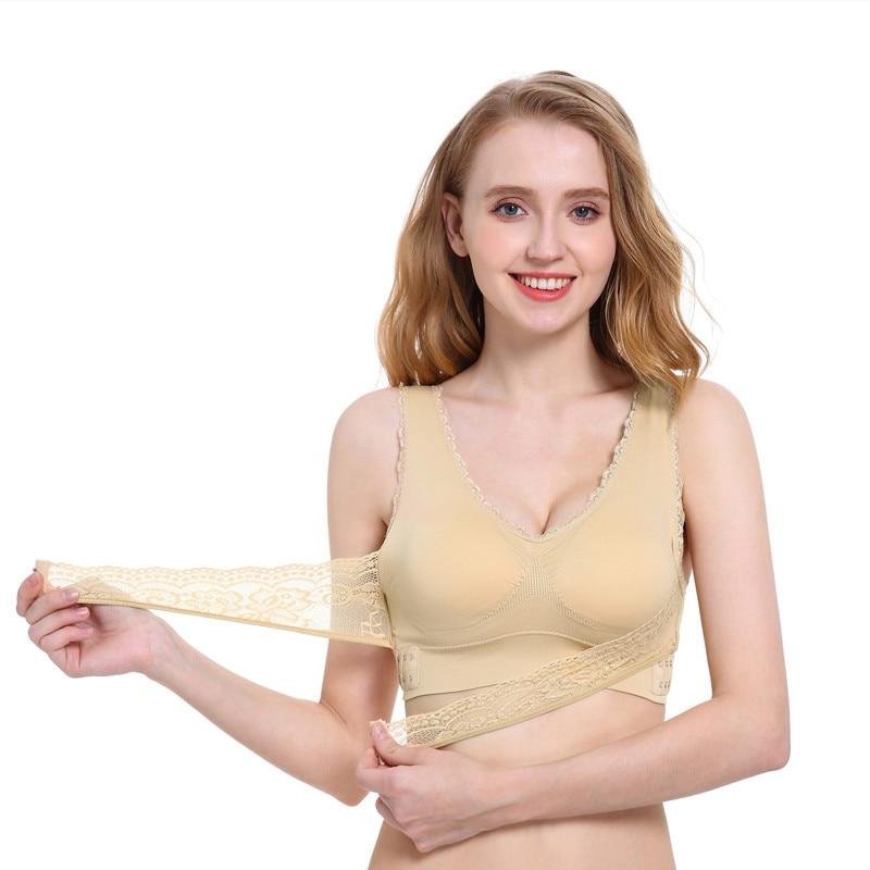 Push-Up krajková podprsenka s nastavitelným předním páskem - Image 4