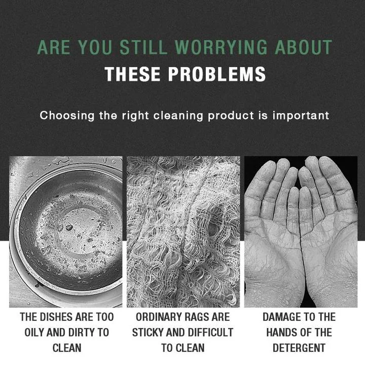 Oboustranný kouzelný kartáč na mytí nádobí - Image 5