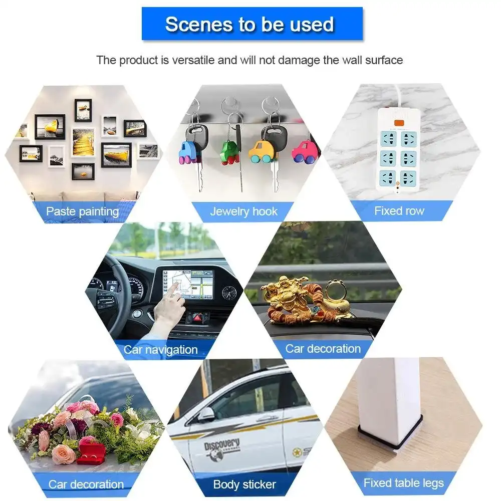 Opakovaně použitelná oboustranná gelová lepicí páska - Image 6