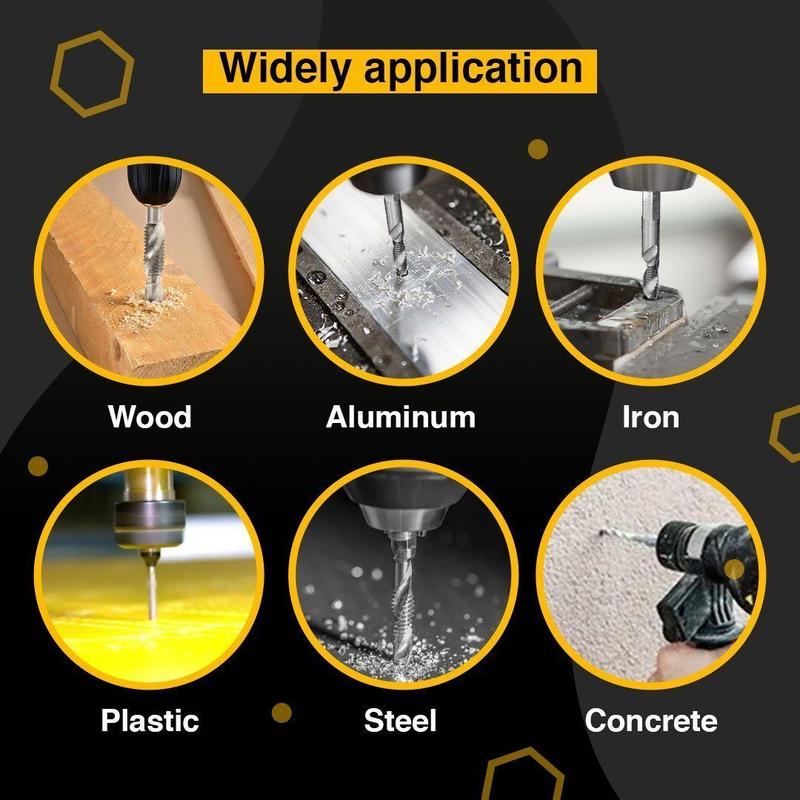 Sada 6ks vrtáků se závitem - Image 6