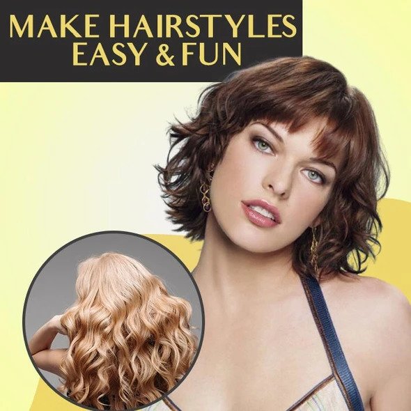 Vícecestný keramický mini žehlička na vlasy - Image 6