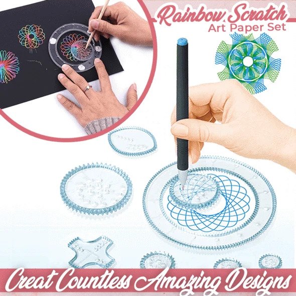 Sada uměleckého papíru Rainbow Scratch - Image 7