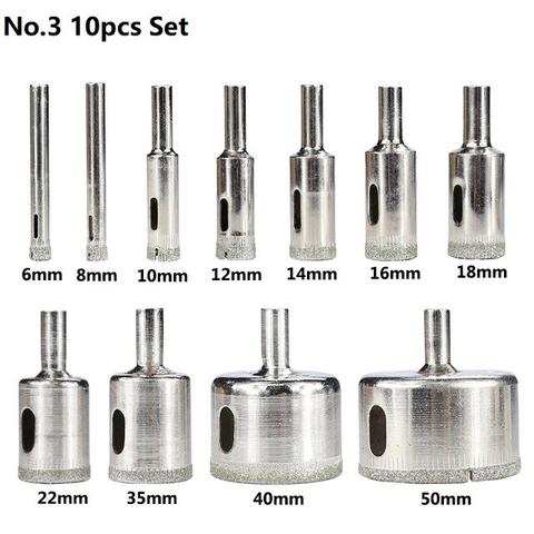 Sada vrtáků do mramorových děr na skleněné dlaždice - Image 8