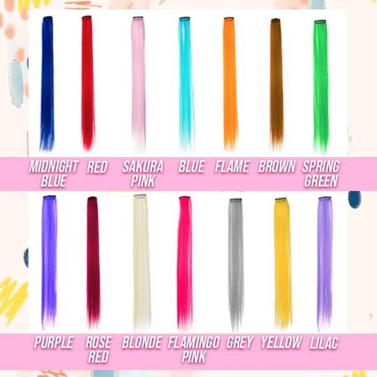 Sada barevných klipsů do vlasů - Image 5