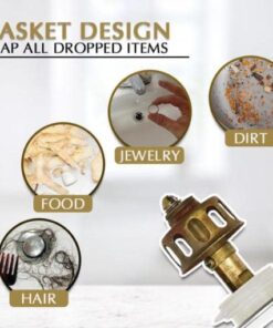 Vyskakovací vypouštěcí filtr proti ucpání