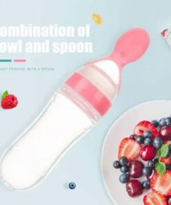 Dětská lžička podavač lahví