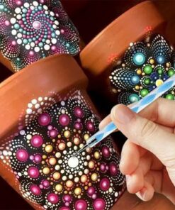 Květináč Mandala Dotting Set