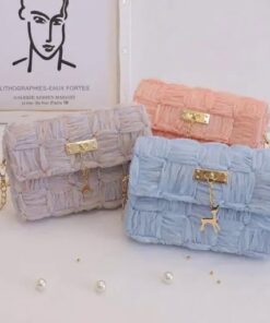 DIY sada květinové šifonové stuhy kabelky