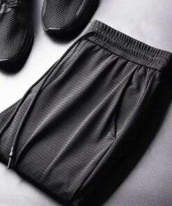 Pánské ledové hedvábné fitness kalhoty