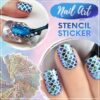 Nail Art Stencil Sticker 144 samolepek