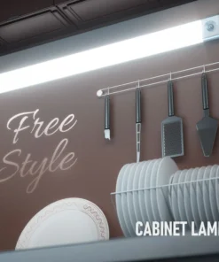 Dobíjecí osvětlení skříně s pohybovým senzorem