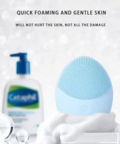 Silikonový masážní přístroj na čištění obličeje