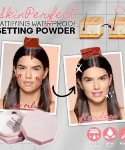 SkinPerfect matující voděodolný nastavovací prášek