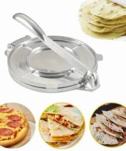 Tortilla přítlačná patka z nerezové oceli s rukojetí